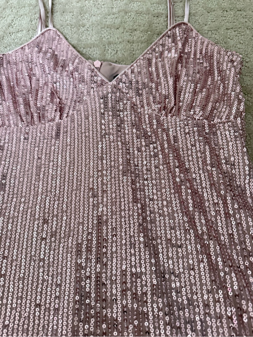 Lulu's Rose Pink Sequin Mini Slip Dress - Picture 3 of 7